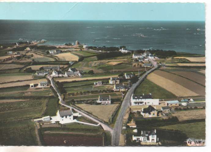 cpsm 22 Plougrescant Pors-Hir Vue aérienne