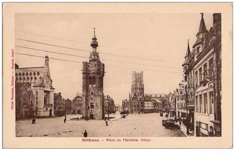 62 - Béthune - place du maréchal Pétain