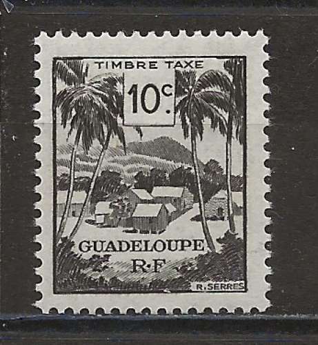 GUADELOUPE    ANNEE  1947 TIMBRES TAXES  Y.TN°41 NEUF**   