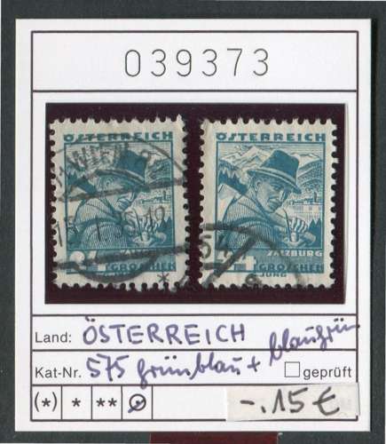 Autriche 1934 - Michel 575 - oo oblit. - 