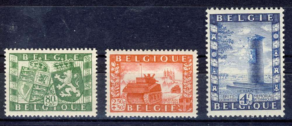 Belg. 1950 - nrs 823 - 825 **