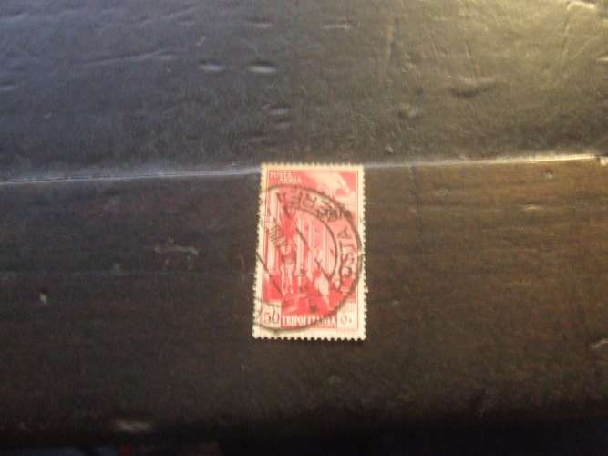 LIBIA 1937 POSTA AEREA 50 c USATO