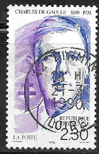 France - YT  2634 obl - Charles De Gaulle (1990) 