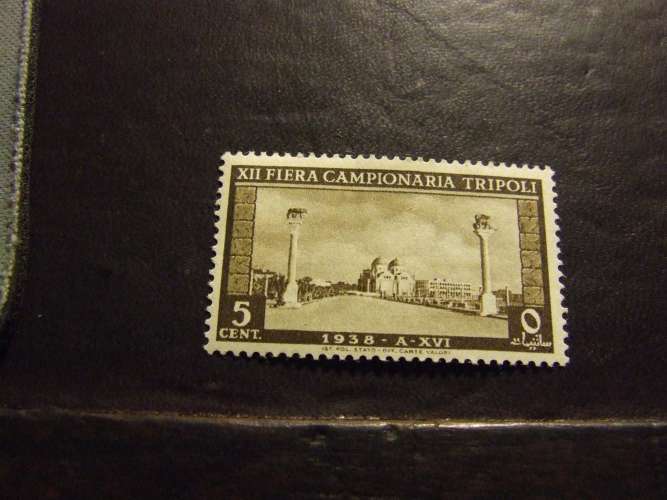 TRIPOLITANIA 1938 FIERA TRIPOLI 5 c NUOVO *