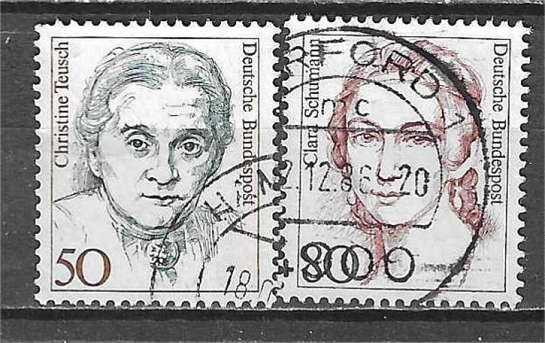 ALLEMAGNE FEDERALE YT 1136/1137
