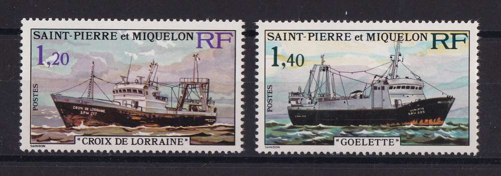SAINT PIERRE ET MIQUELON.   YT   n° 453/454    neuf **   1976