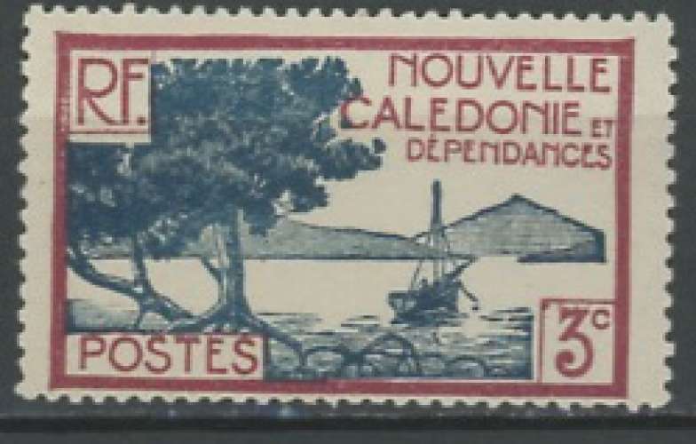 NOUVELLE CALEDONIE neuf * N° 180   trace de charnière
