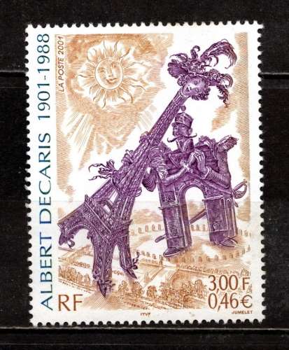 Timbre France n° 3435**, superbe