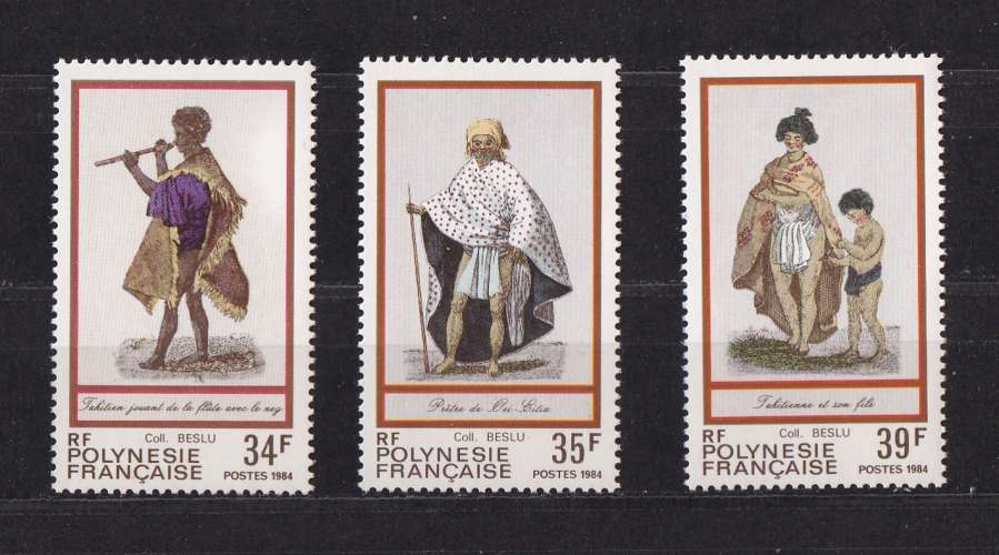POLYNESIE.   YT   n° 216/218    neuf **   1984