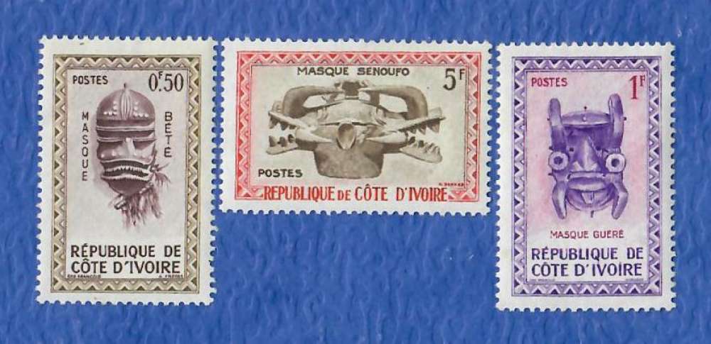 Côte d'Ivoire:  Y/T   N° 181 * - 182 * - 185 *