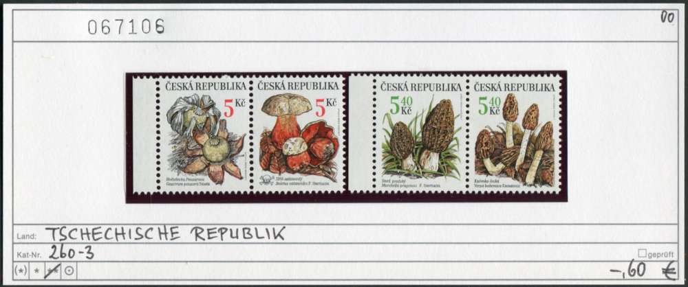 Tchéque 2000 - Michel 260-263 - ** neuf mnh