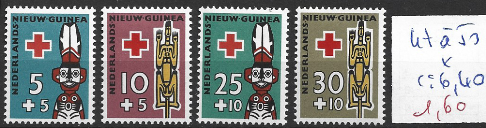 NOUVELLE GUINEE NEERLANDAISE 47 à 50 * côte 6.40 € 