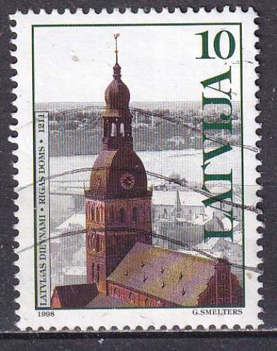 lettonie ... n° 452  obliteré ... 1998