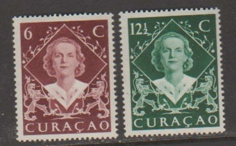 Netherlands Antilles - Scott 201-202 mint