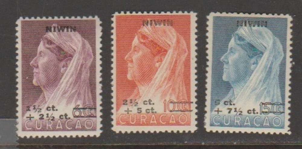 Netherlands Antilles - Scott B1-B3 mint