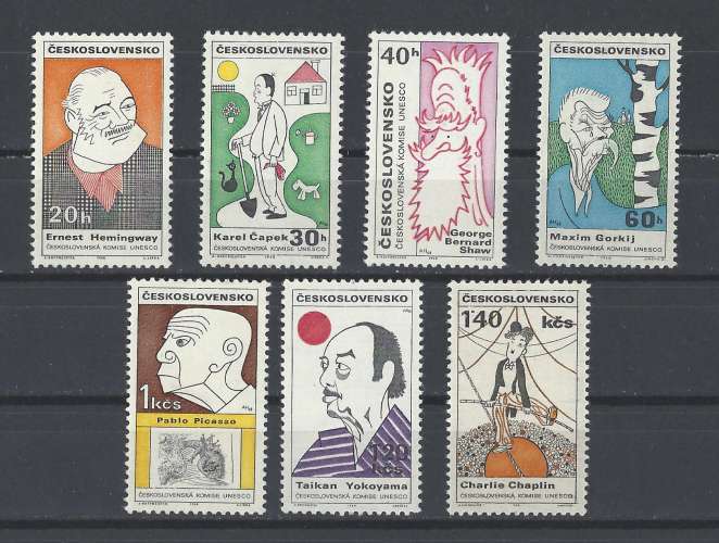 TCHECOSLOVAQUIE.   YT    n° 1679/1685    neuf **   1968