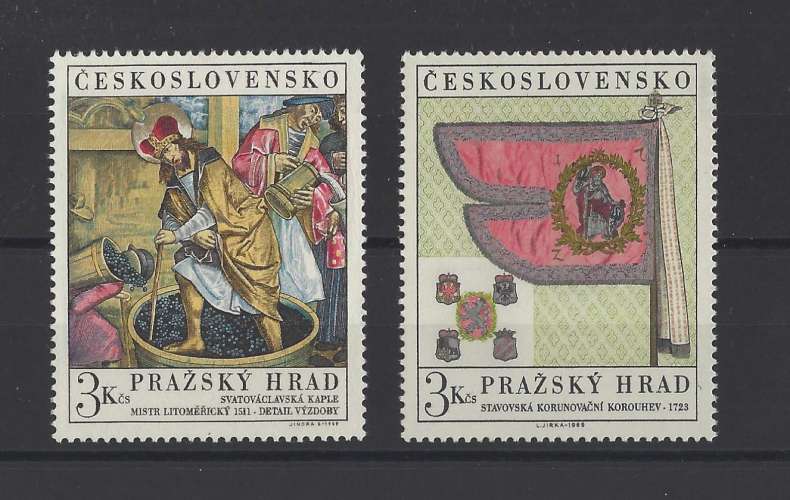 TCHECOSLOVAQUIE.   YT    n° 1723/1724    neuf **   1969