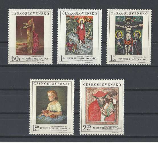 TCHECOSLOVAQUIE.   YT    n° 1756/1760    neuf **   1969