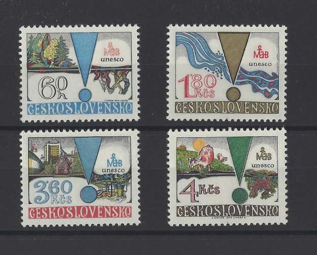 TCHECOSLOVAQUIE.   YT    n° 2340/2343    neuf **   1979