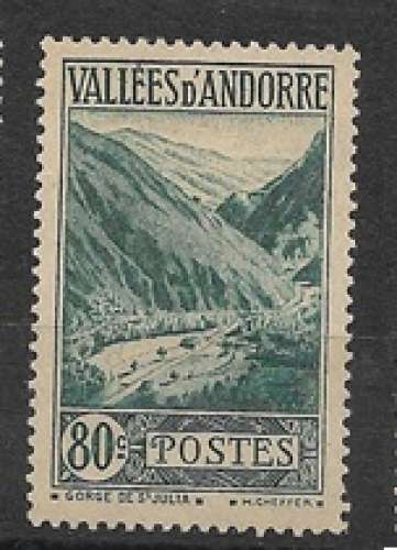 Andorre neuf sans gomme YT 72