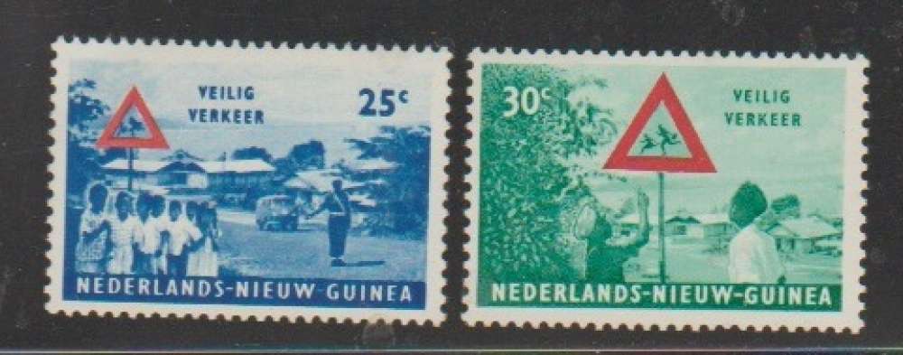 Netherlands New Guinea - Scott 43-44 mint