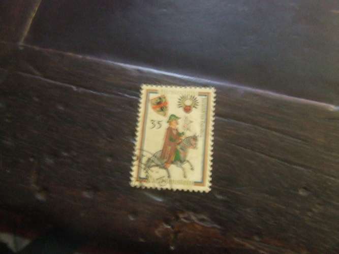 LIECHTENSTEIN 1961 MENESTRELLI 35 r USATO