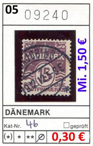 Danemark 1905 - Michel 46 - oo oblit.- 