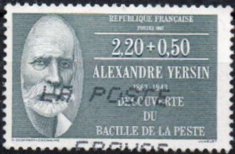 Alexandre Yersin, médecin biologiste (1987) - YT 2457 °