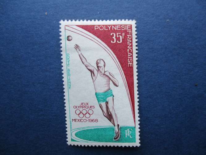 Polynésie y & poste aérienne 26 ** 1968