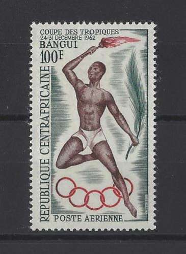CENTRAFRIQUE   Y/T  PA n° 9    neuf **    1963