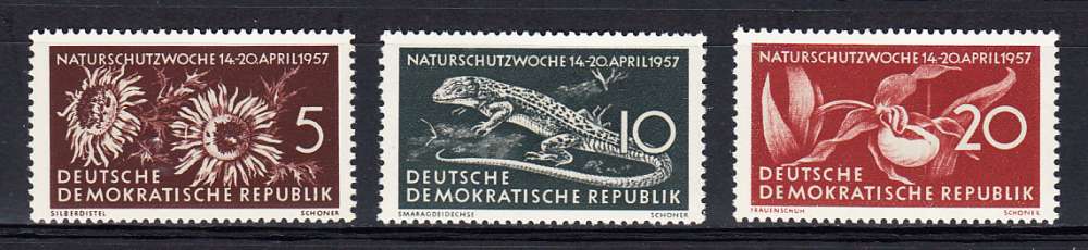 ALLEMAGNE DE L'EST - DDR - 1957 - Neufs ** - YT 286 / 288