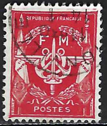 France - 1946-58 - Y & T n° 12 Franchise militaire - O.