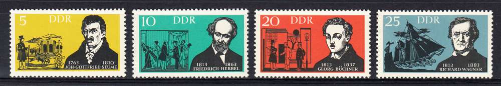 ALLEMAGNE DE L'EST - DDR - 1963 - Neufs ** - YT 657 / 660
