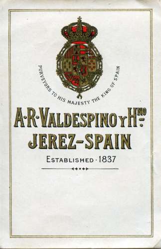 Espagne - A.R. Valdespino y Hermanos - Jerez