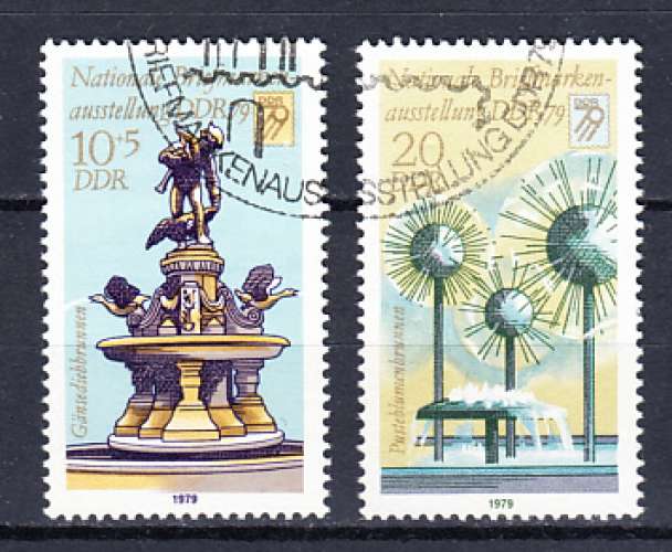 ALLEMAGNE DE L'EST - DDR - 1979 - O - YT 2106 / 2107