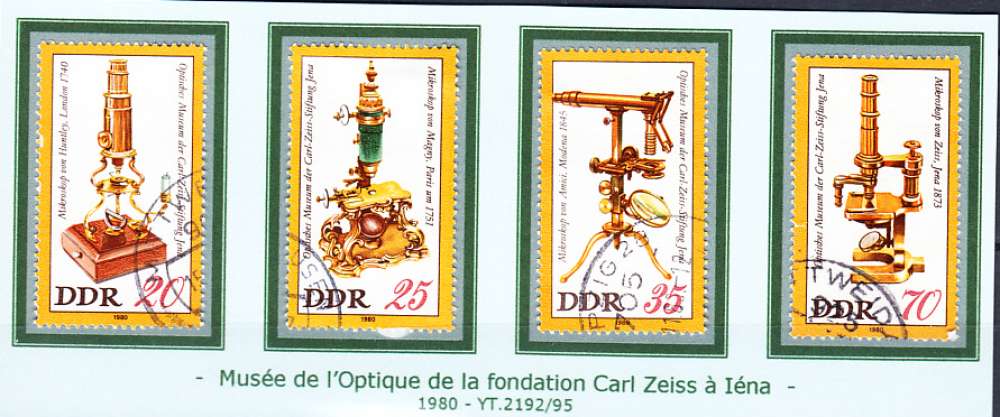 ALLEMAGNE DE L'EST - DDR - 1980 - O - YT.  2192 / 2195