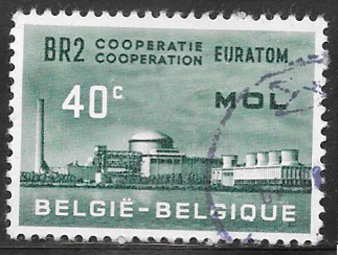 Belgique  - YT  1195  obl  - Euratom (1961) 