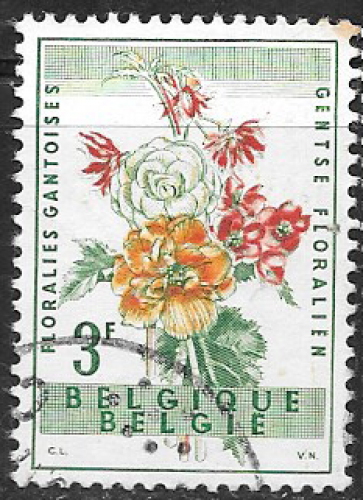 Belgique  - YT  1123  obl  - Floralies gantoises (1960) 