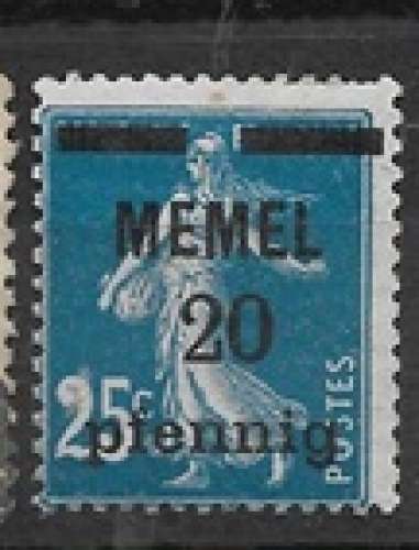 Memel oblitéré YT 50 et 51