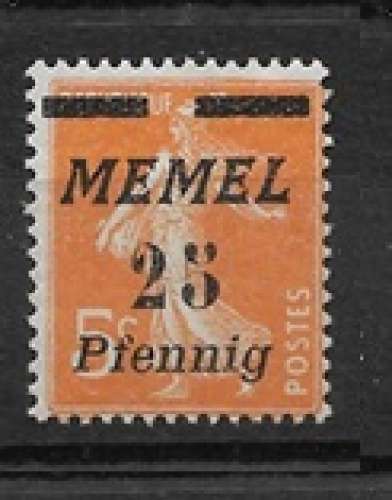 Memel oblitéré YT 50 et 51