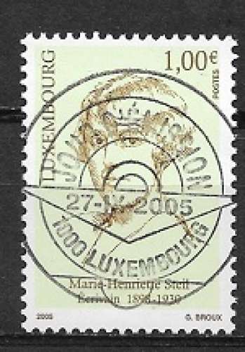 Luxembourg D oblitéré YT 1643