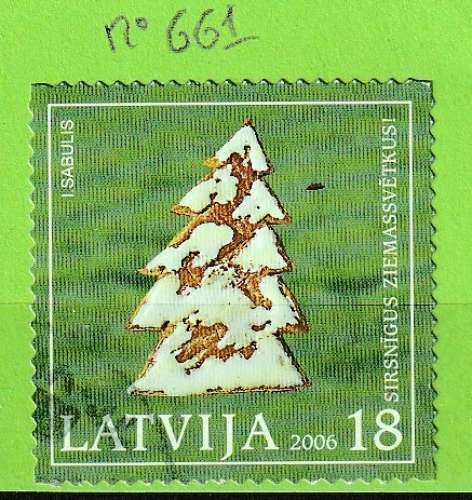 LETTONIE YT N°661 OBLIT