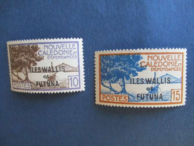 Wallis & Futuna y & t 125 au 126 * 1944