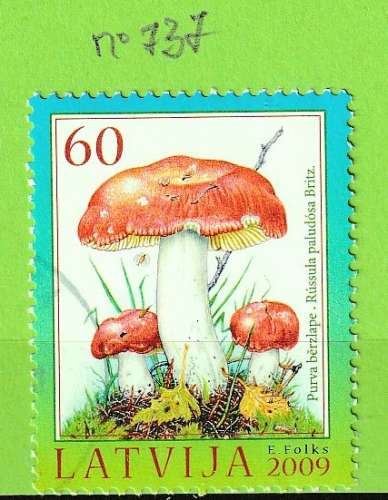 LETTONIE YT N°737 OBLIT