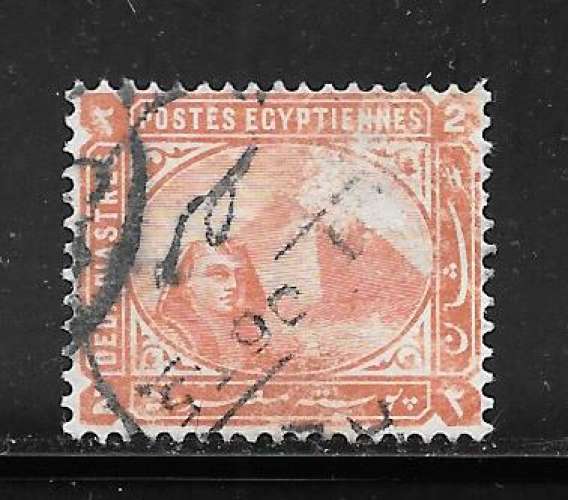 EGYPTE Y&T n° 42 Sphinx et pyramide - 1888