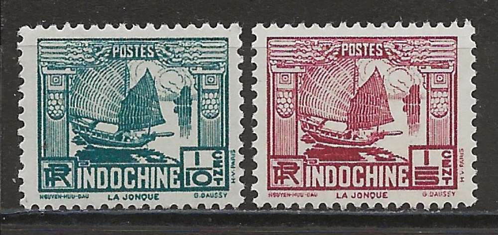 INDOCHINE ANNÉE  1931 Y.T N°150-151 NEUF** 