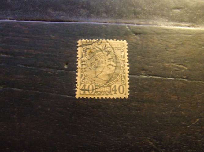 MONACO 1885 CARLO III 40 c USATO