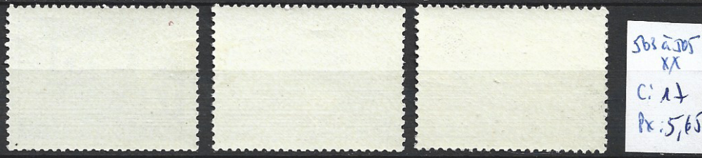 AUTRICHE 503 à 505 ** côte 17 € 