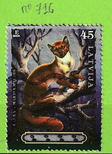 LETTONIE YT N°716 OBLIT