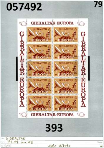 Gibraltar 1979 - Michel 392-394 MFs - ** neuf mnh - 